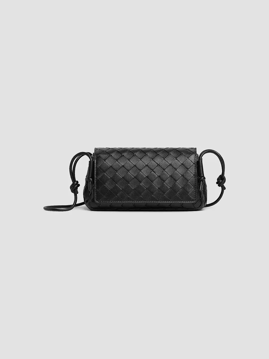 Intrecciato Leather Pouch