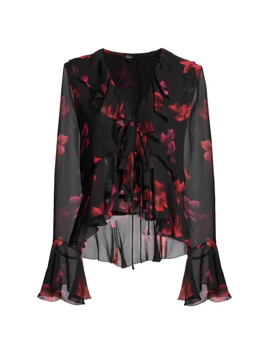 Nicoletta Floral Chiffon Top by Rails
