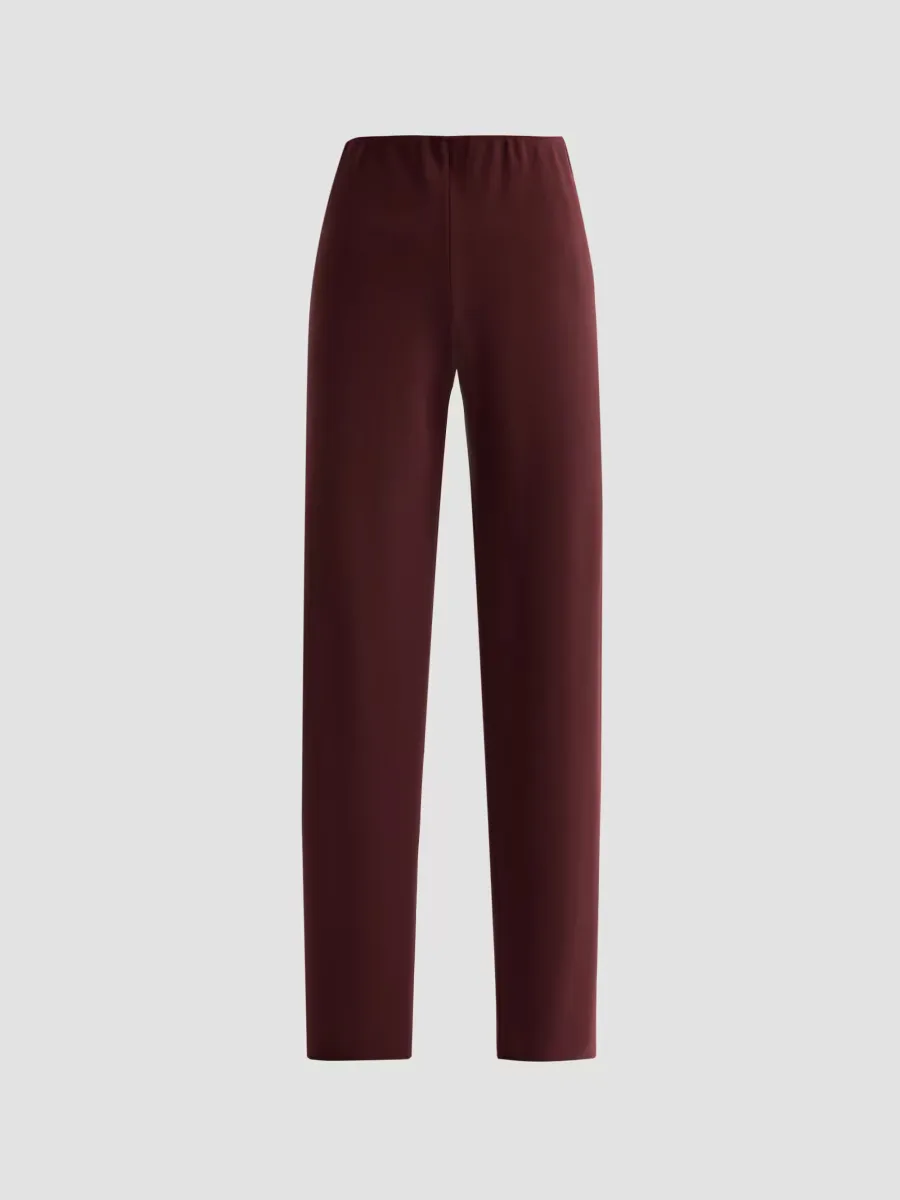 Colette High-Rise Crepe Bias Pants by Vince