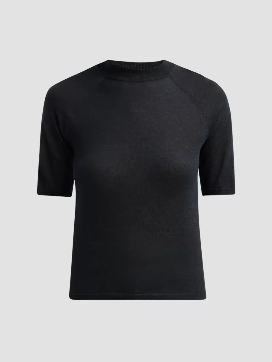 Crewneck Cashmere-Silk Sweater by Vince