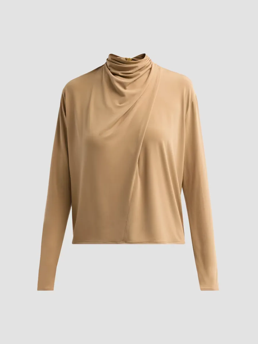 Draped Cowl Blouse by Vince