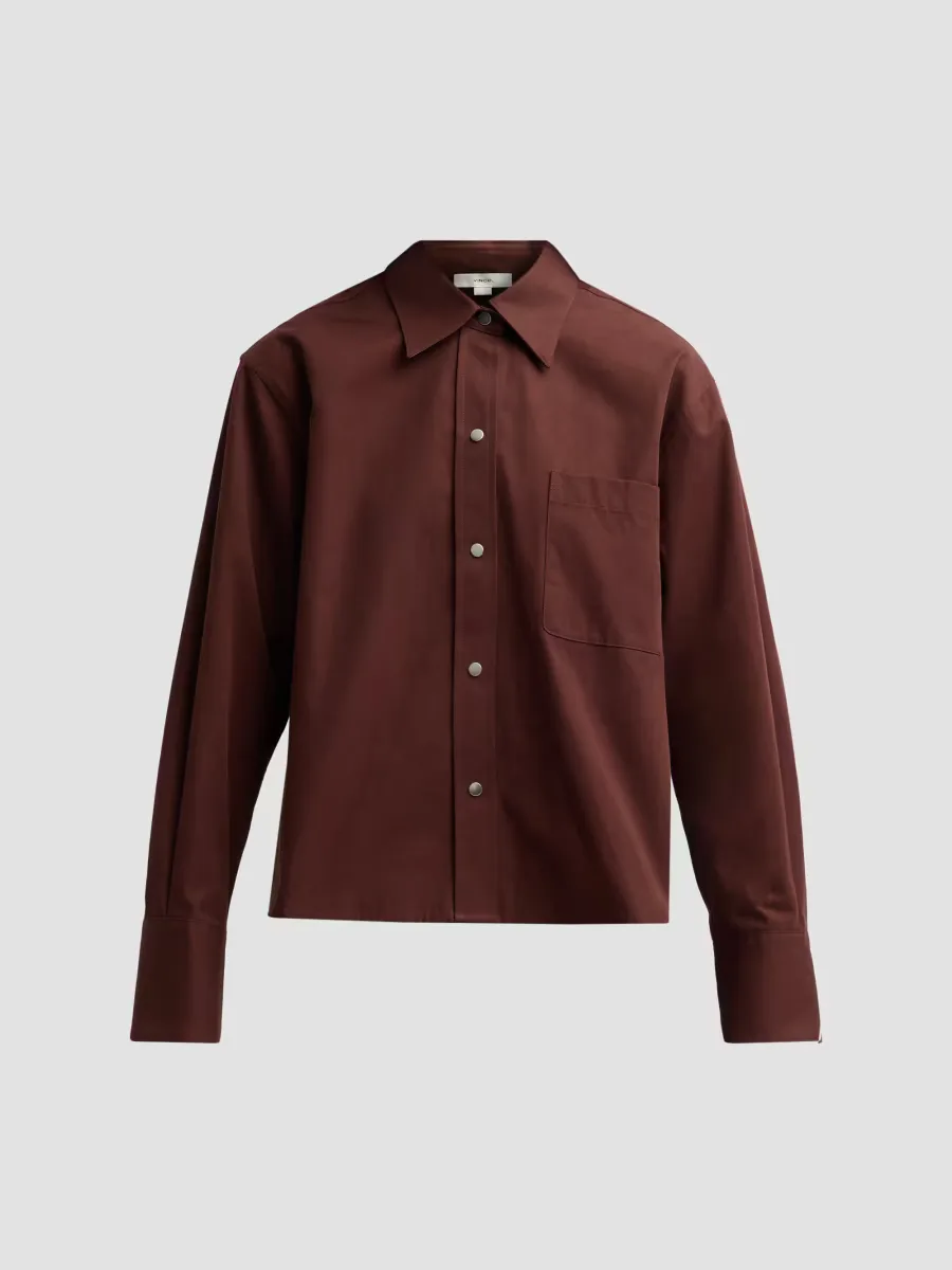 Cotton Snap-Front Shirt