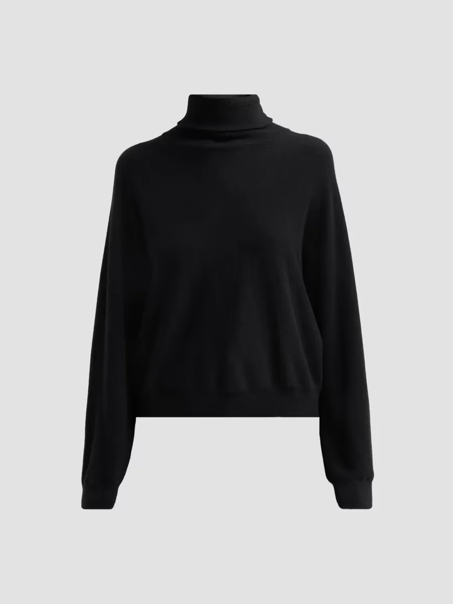 Wool-Cashmere Turtleneck Sweater by Vince