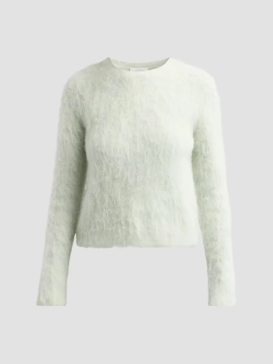 Brushed Alpaca Crewneck Sweater by Vince