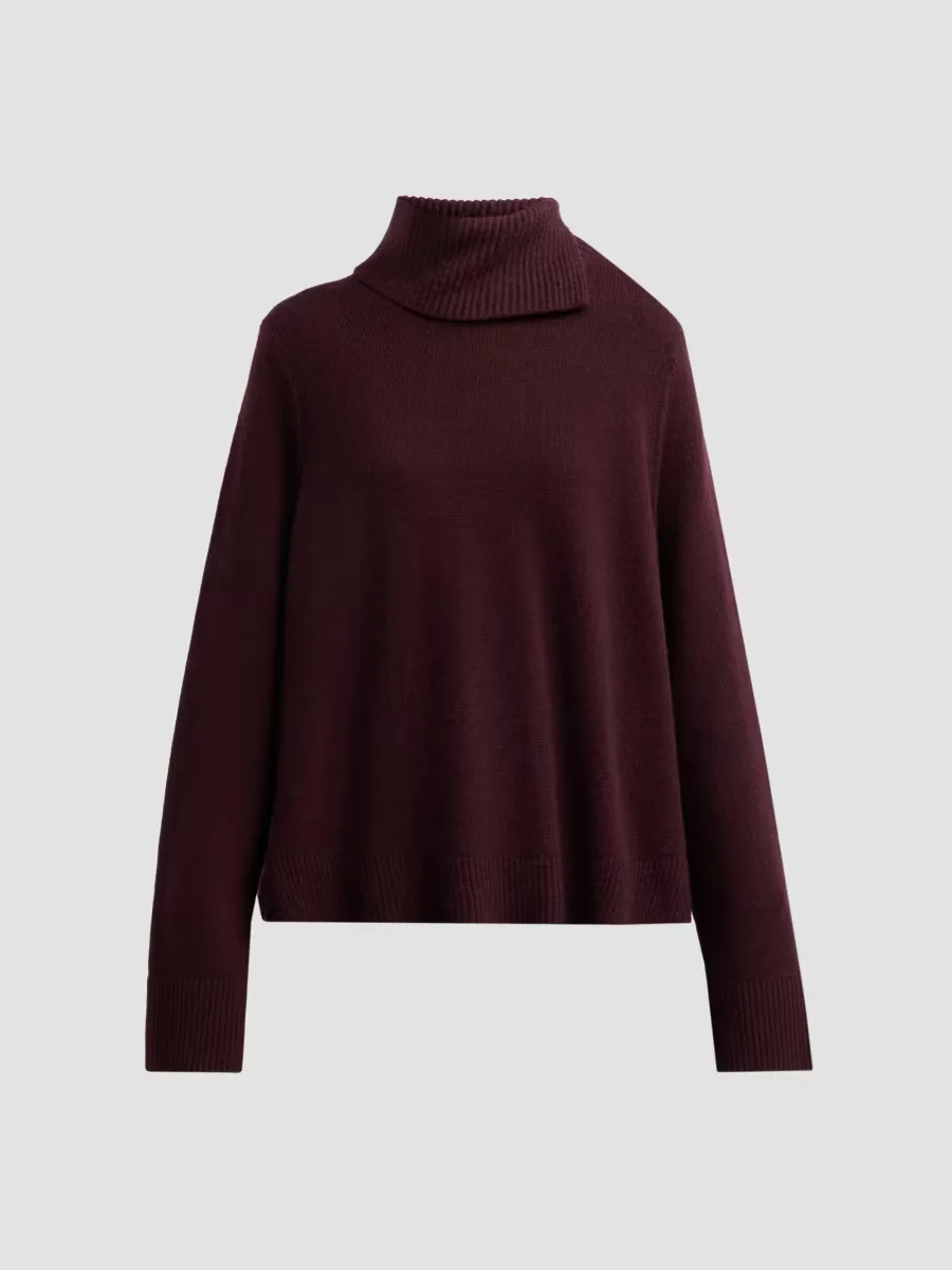 Swing Rib-Knit Wool-Cashmere Sweater by Vince