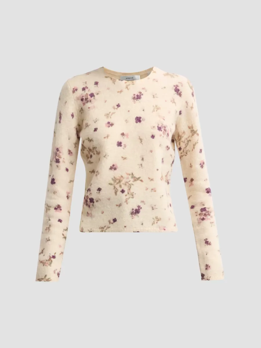 Wool-Blend Crewneck Sweater by Vince