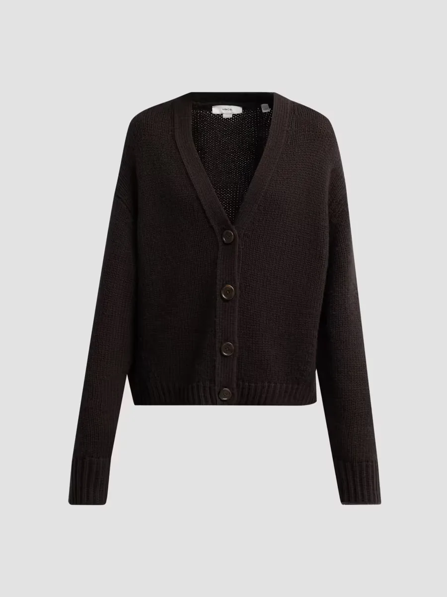 Wool-Cashmere Cardigan