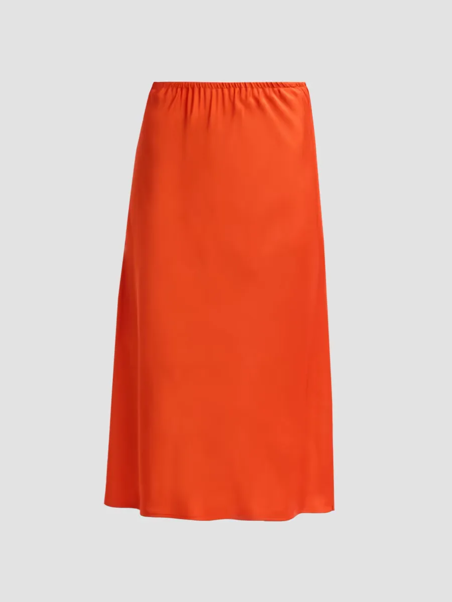 Satin Slip Skirt by Vince