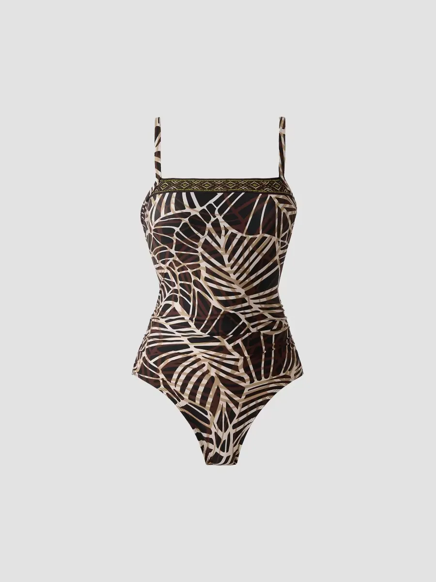 Lets Be Fronds Kara Floral Swimsuit by Miraclesuit
