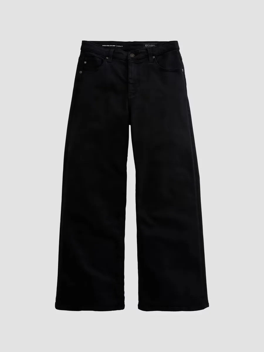 Saige Wide-Leg Ankle-Length Jeans by AG