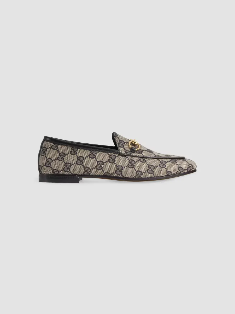 New Jordaan Monogram Canvas Loafers by Gucci