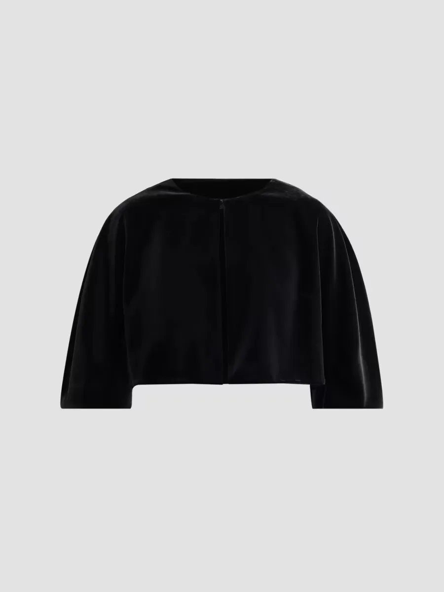 Velvet Bolero Jacket by Teri Jon