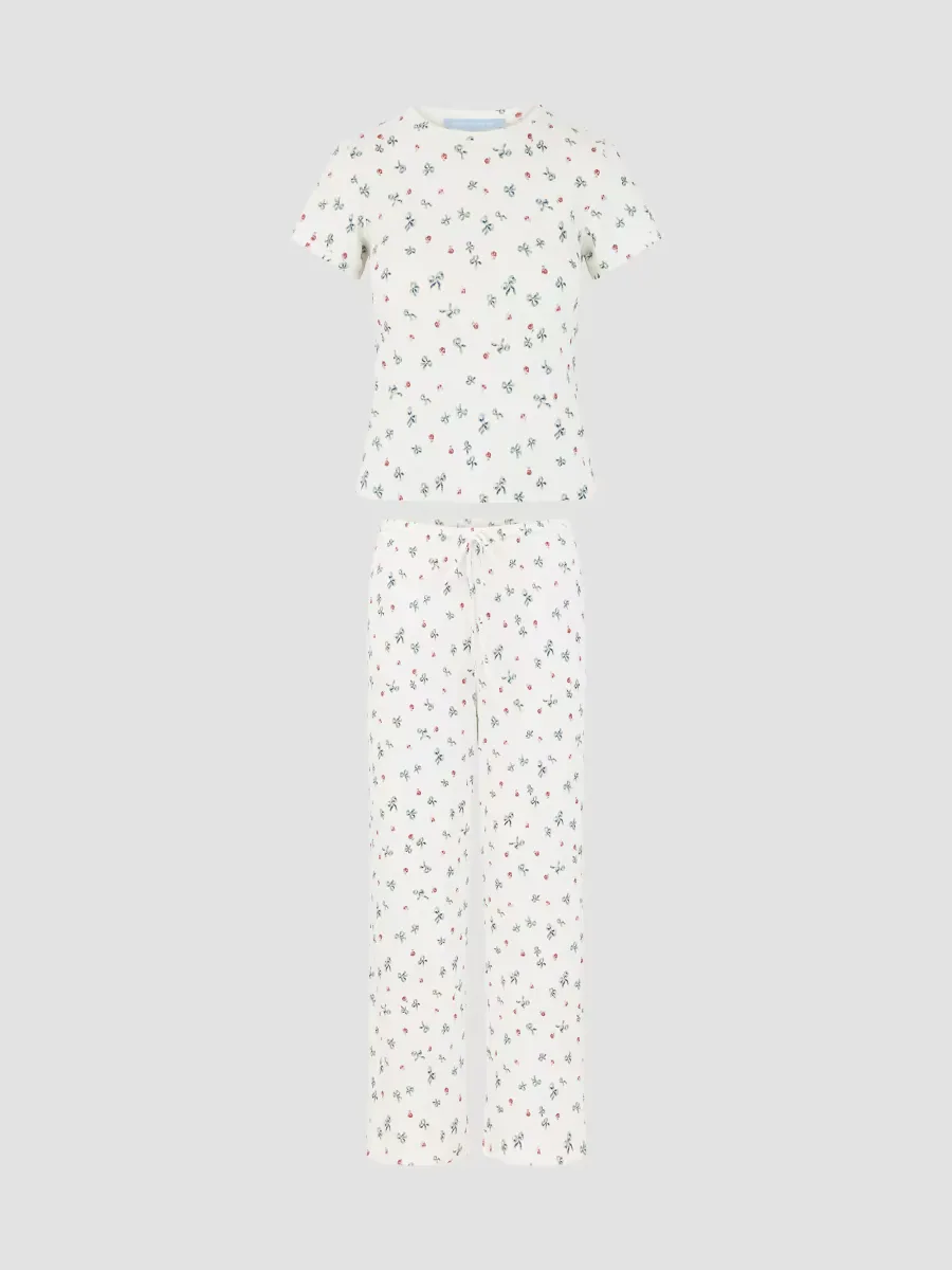 The Cleo Pointelle PJ Set by Hill House Home