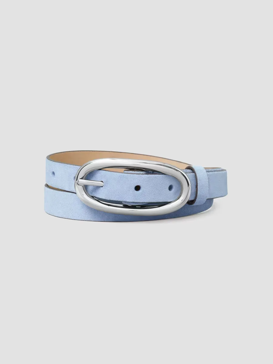 Pierced Suede Belt by Tory Burch