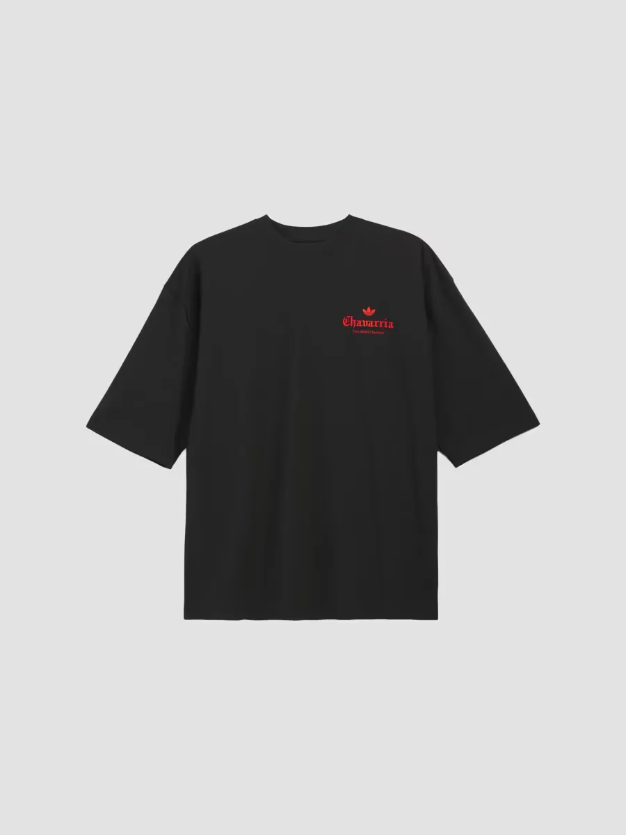 Adidas x Willy Chavarria Dark Rose Cotton T-Shirt