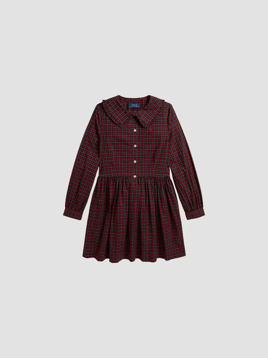 Plaid Cotton Poplin Shirtdress by Polo Ralph Lauren