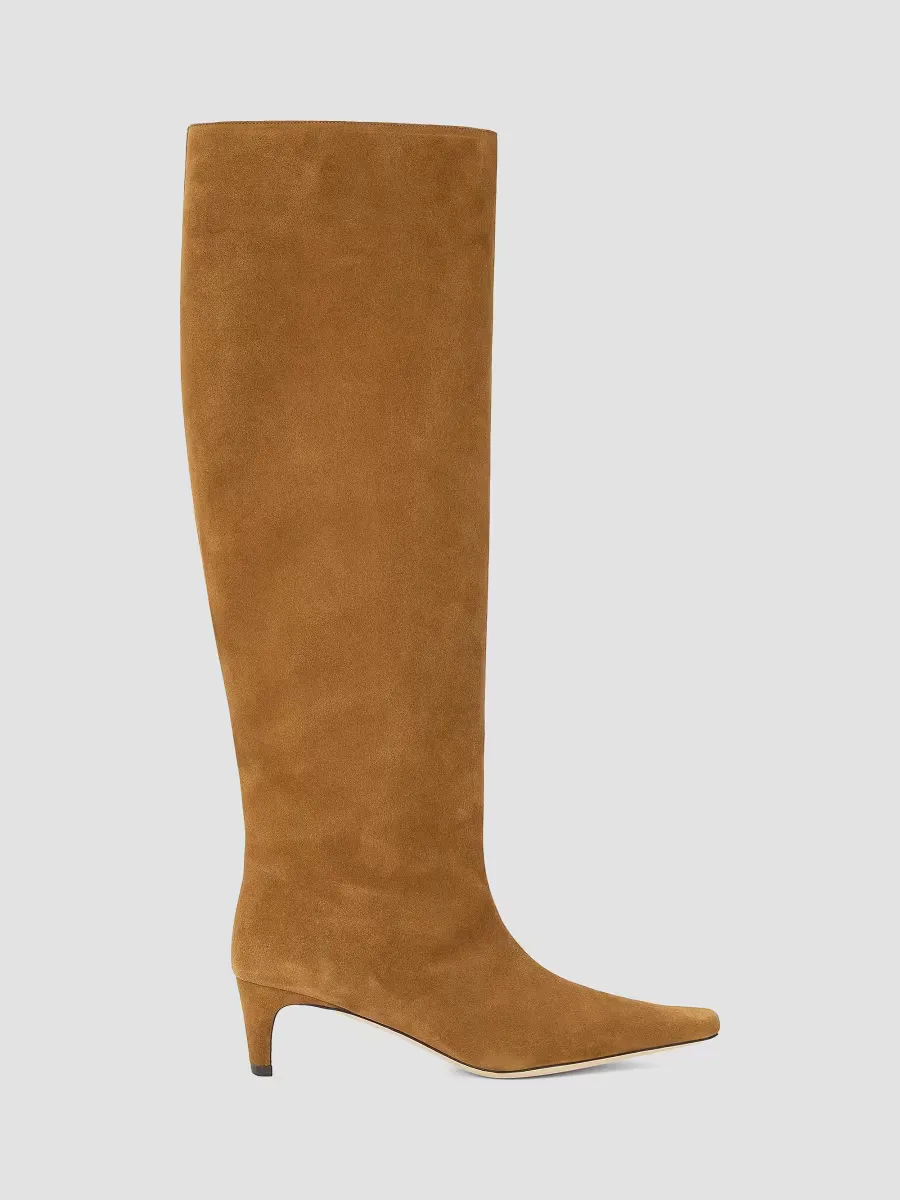 Wally 55MM Suede Wide-Calf Knee-High Boots