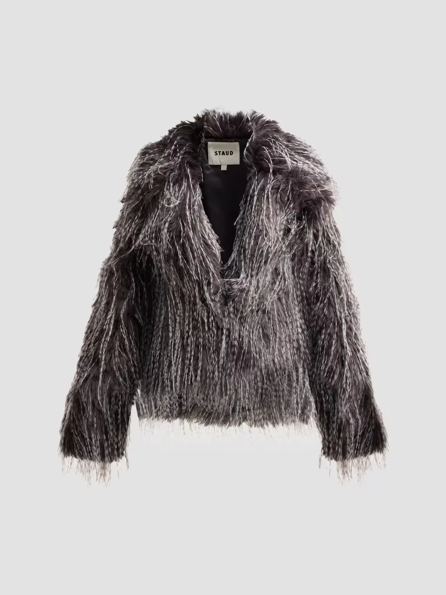 Soprano Faux Fur Jacket by STAUD