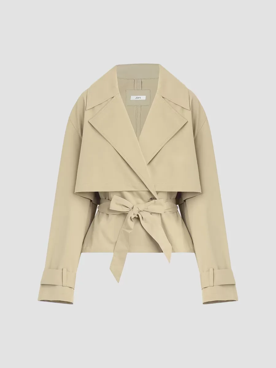 The Liz Cropped Trench Coat