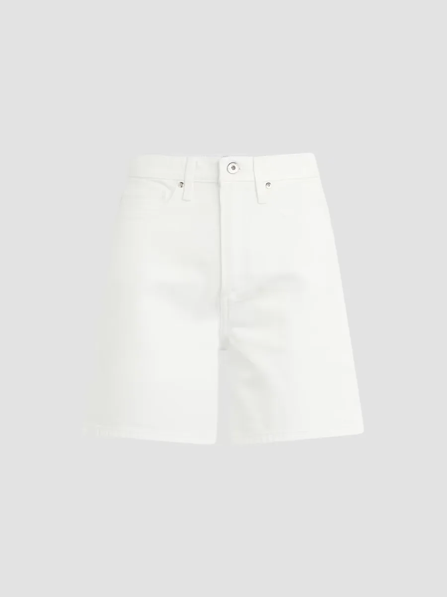 The Harlowe Cotton-Blend Denim Shorts by Joe's Jeans