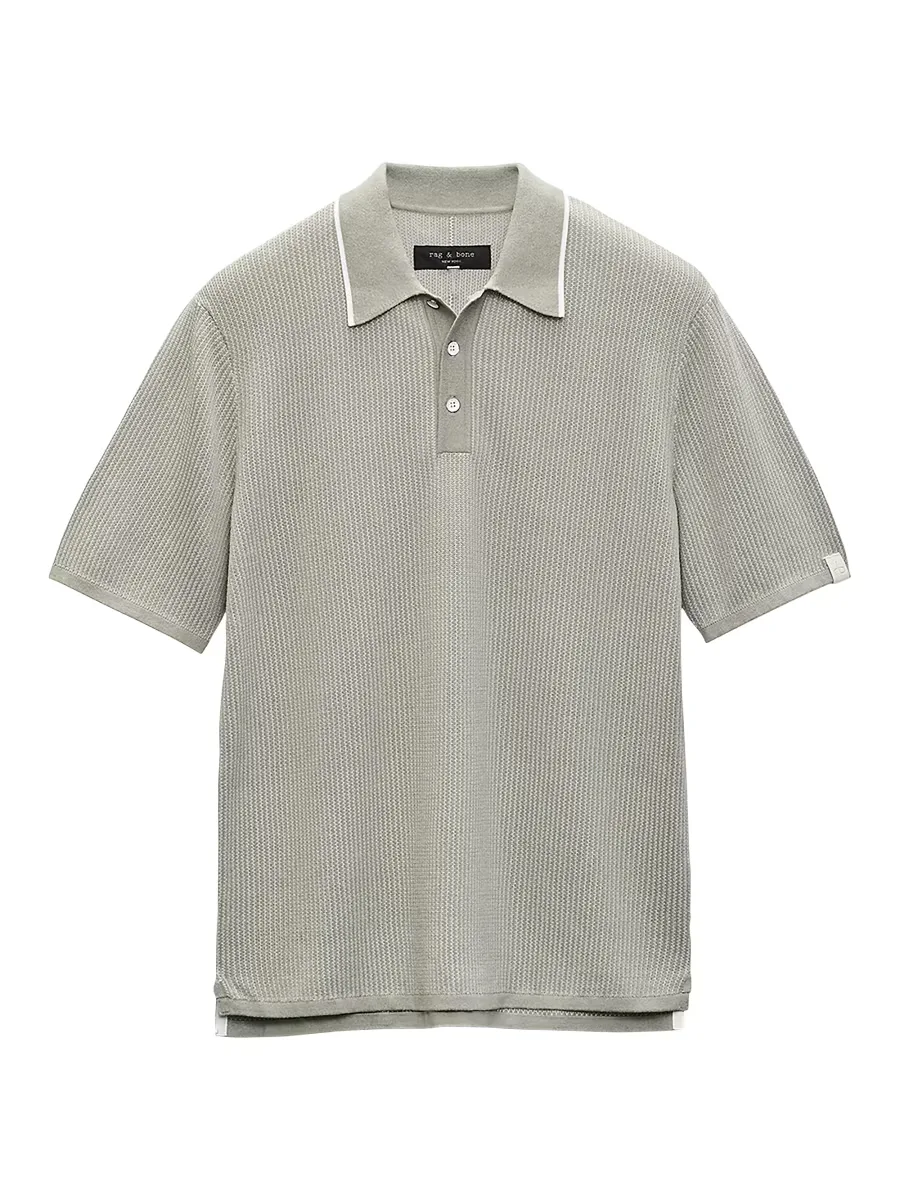 Harvey Knit Polo Shirt by rag & bone