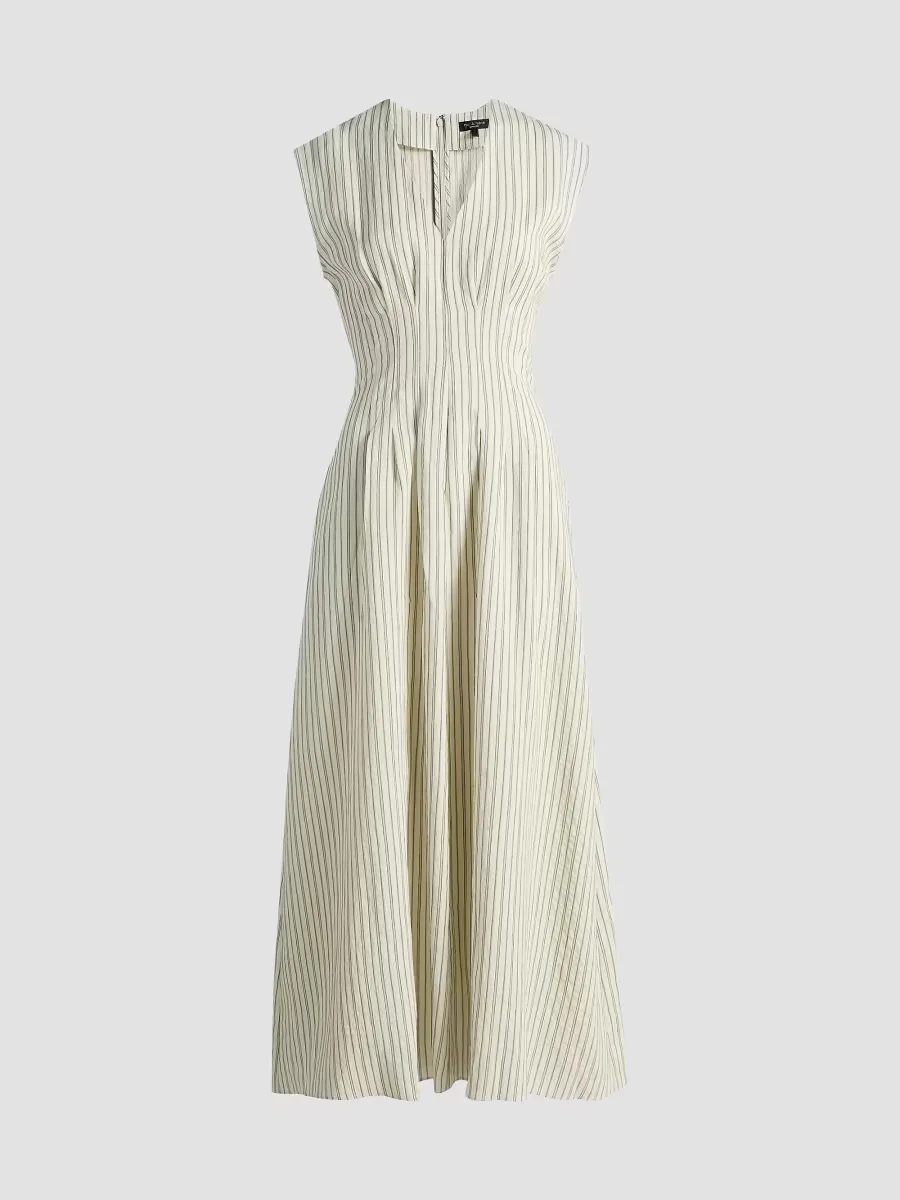 Ines Striped A-Line Maxi Dress by rag & bone