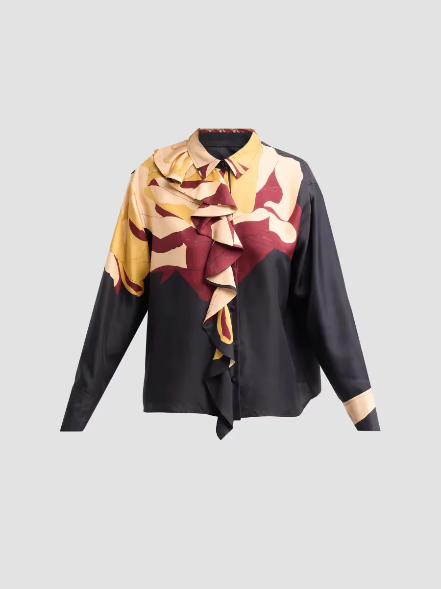 Study Floral Silk Blouse by Ulla Johnson