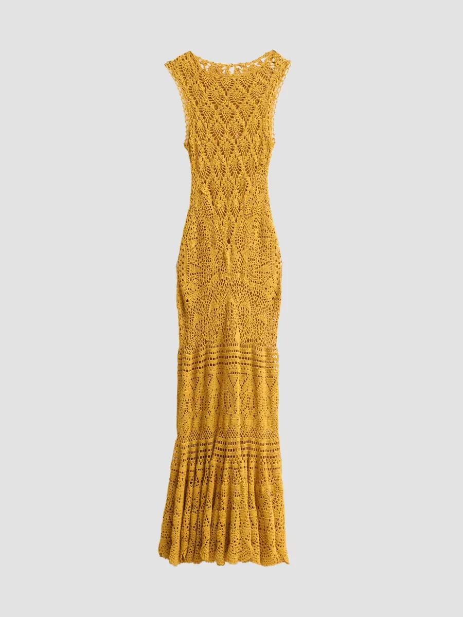 Arine Cotton Knit Maxi Dress by Ulla Johnson