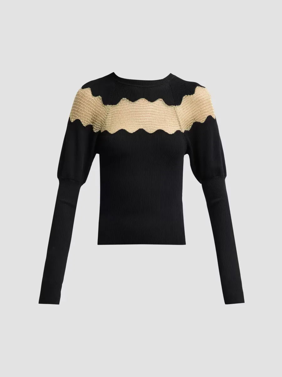 Mathilde Scallop Knit Sweater by Ulla Johnson