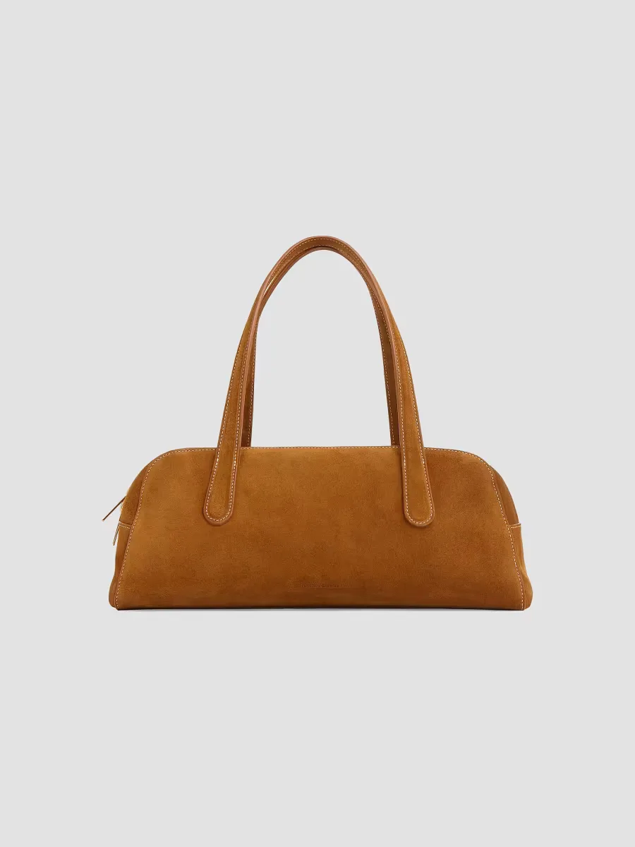 Helios Suede Shoulder Bag by Mansur Gavriel