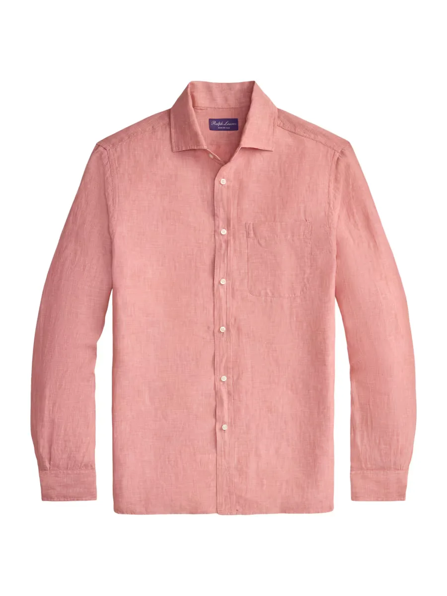 Purple Label Linen Chambray Shirt