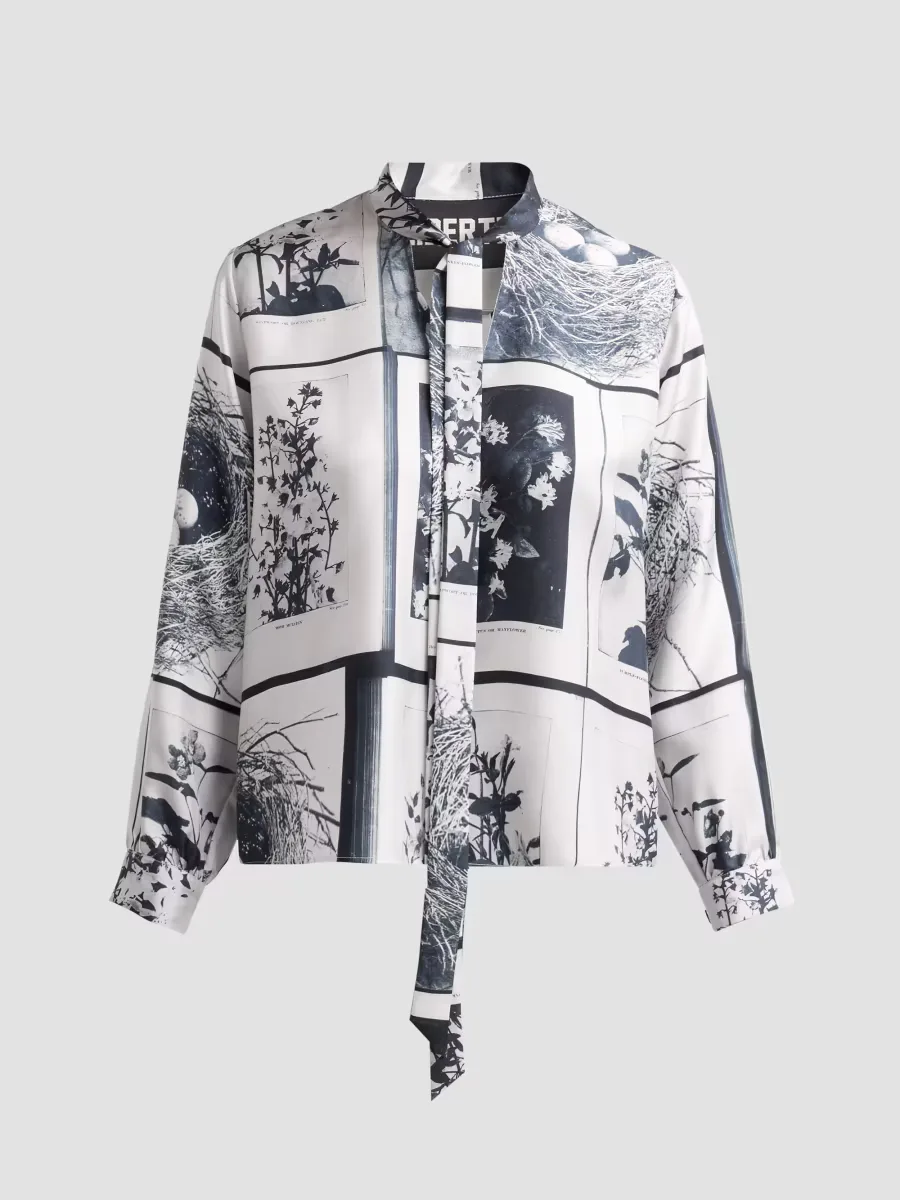 Nest Babe Paley Tieneck Blouse by Libertine