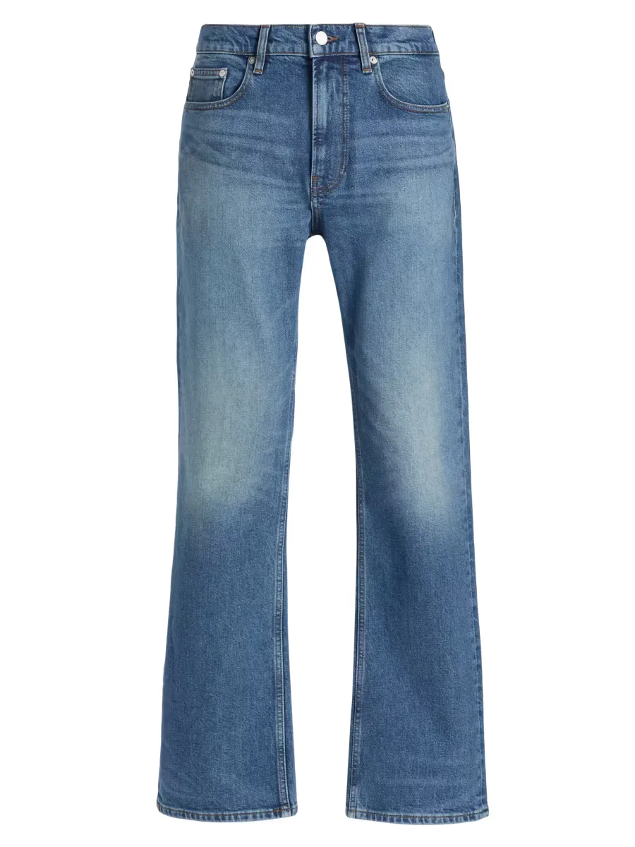 Stretch Mid-Rise Bootcut Jeans by FRAME