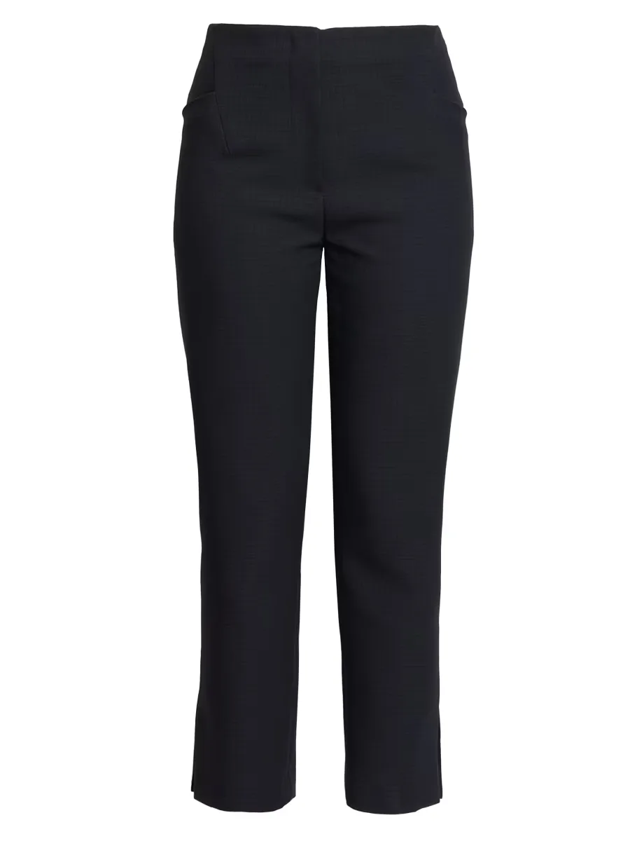 Posy Double-Faced Slim Pants by Dries Van Noten