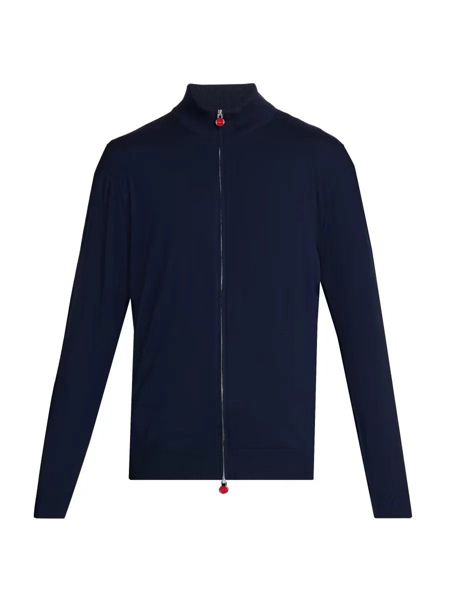 Wool Full-Zip Jacket by Kiton