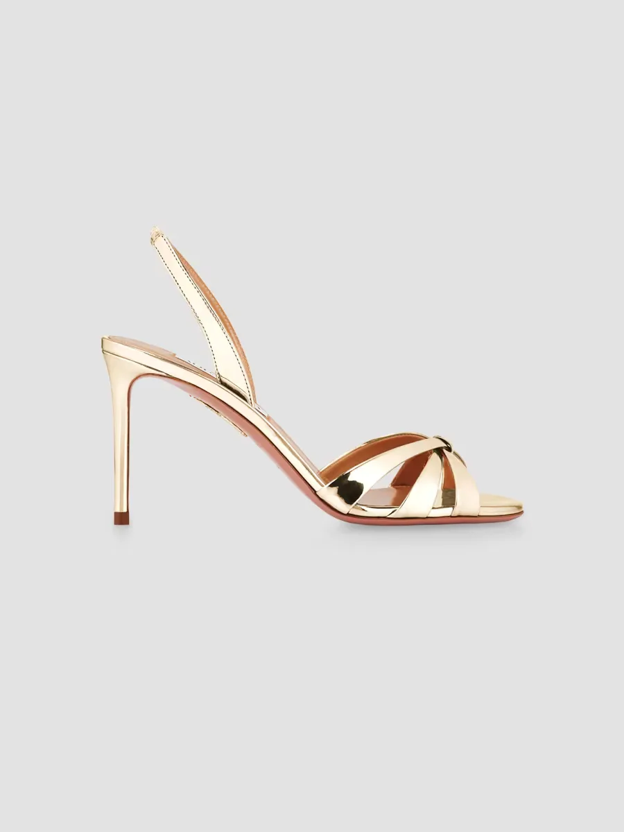 Tati 85MM Faux Leather Sandals