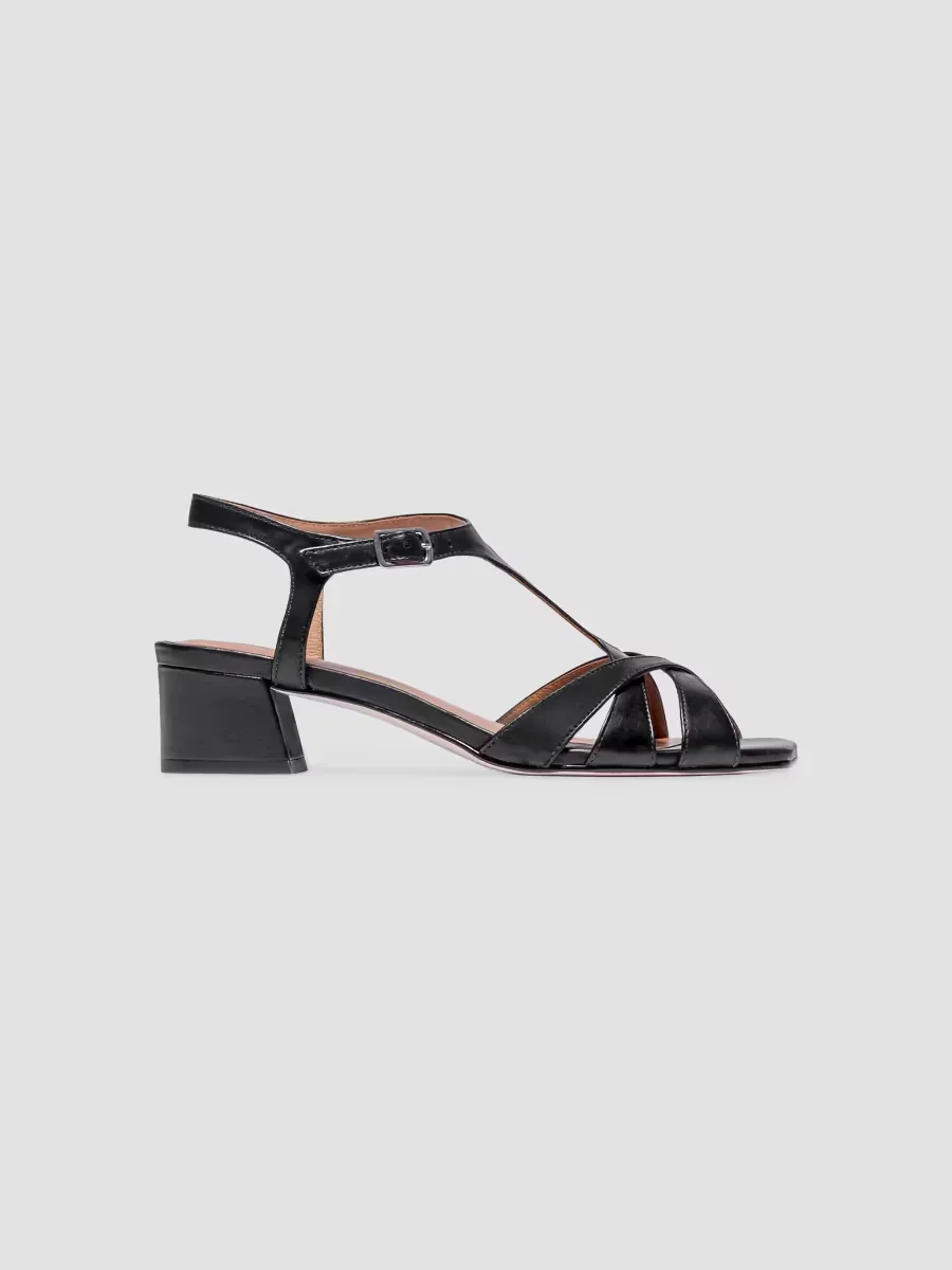 Jean Low Heel Sandals by Bernardo