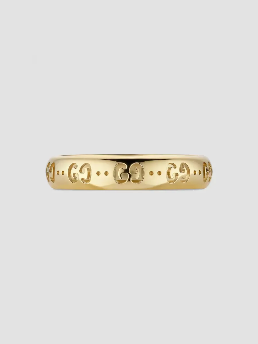 Icon 18K Yellow Gold GG Eternity Ring