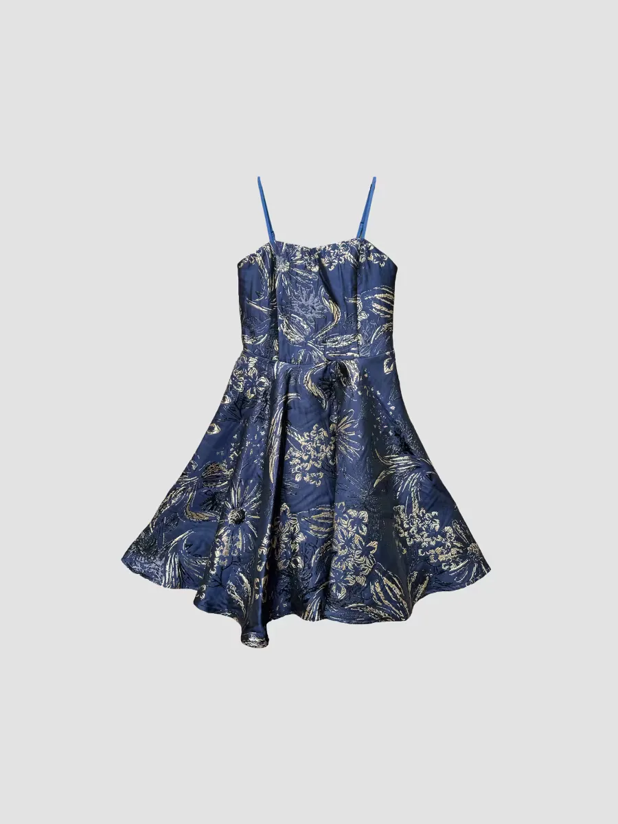 Floral Jacquard Dress by Un Deux Trois