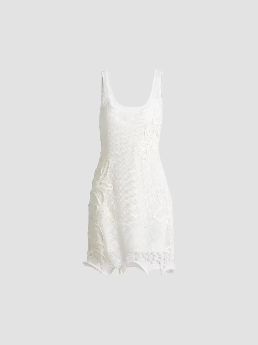 Alemeda Floral-Embroidered Minidress by Amur