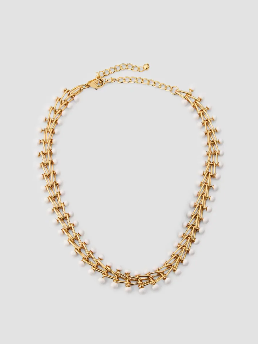 18K Gold-Plated Link Chain Necklace by Kenneth Jay Lane