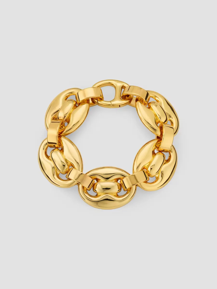18K-Gold-Plated Chain Bracelet by Kenneth Jay Lane