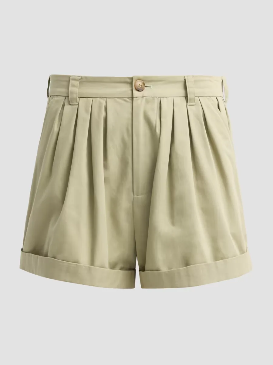Declan Pleated Shorts by DEN