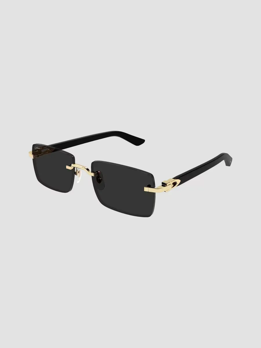C Decor 55MM Rectangular Sunglasses by Cartier's
