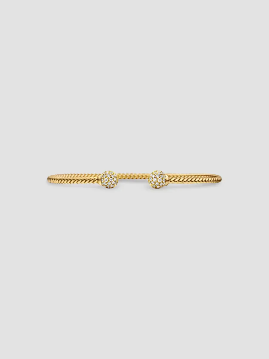 Solari Cablespira Bracelet in 18K Yellow Gold by David Yurman