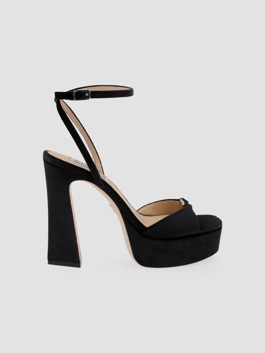 Romina 120MM Velvet Platform Sandals