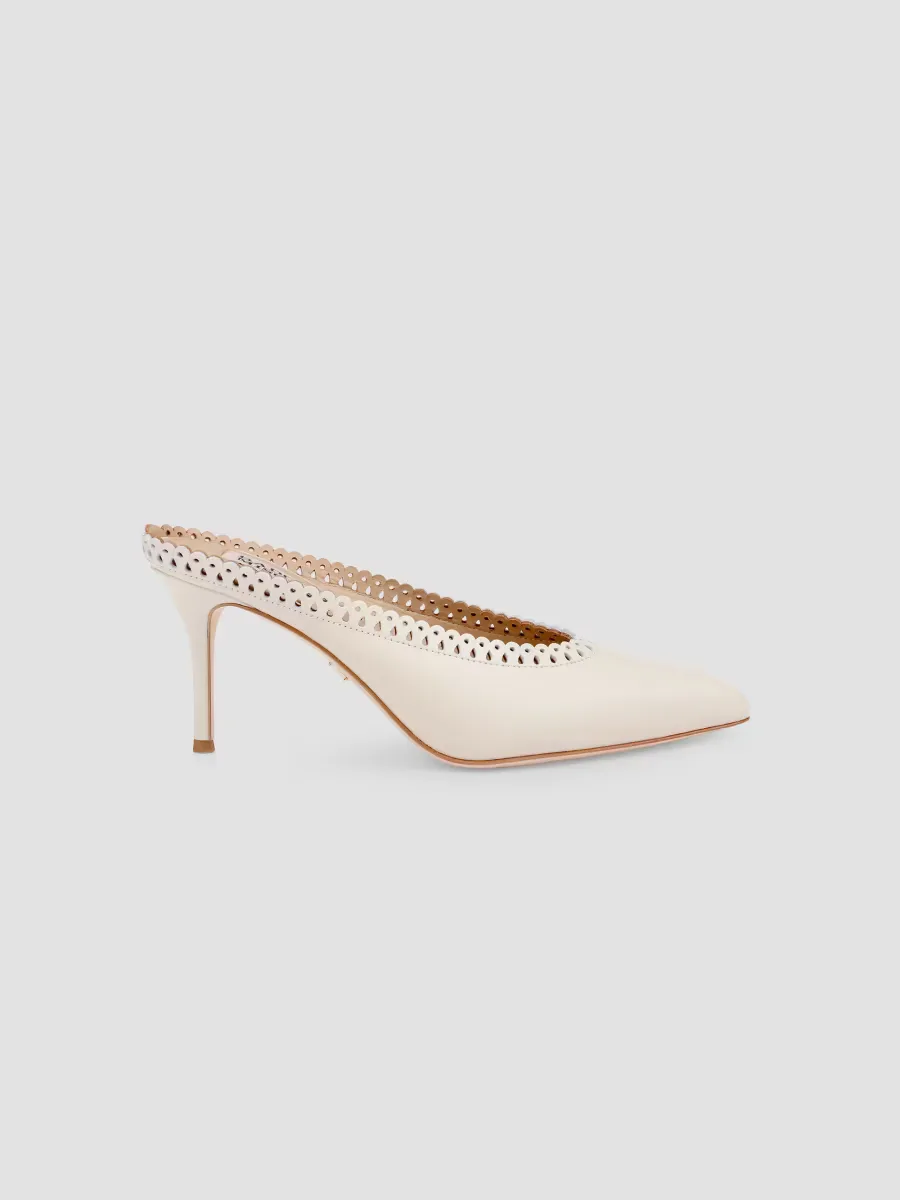 Rylie 75MM Leather Mules by Badgley Mischka