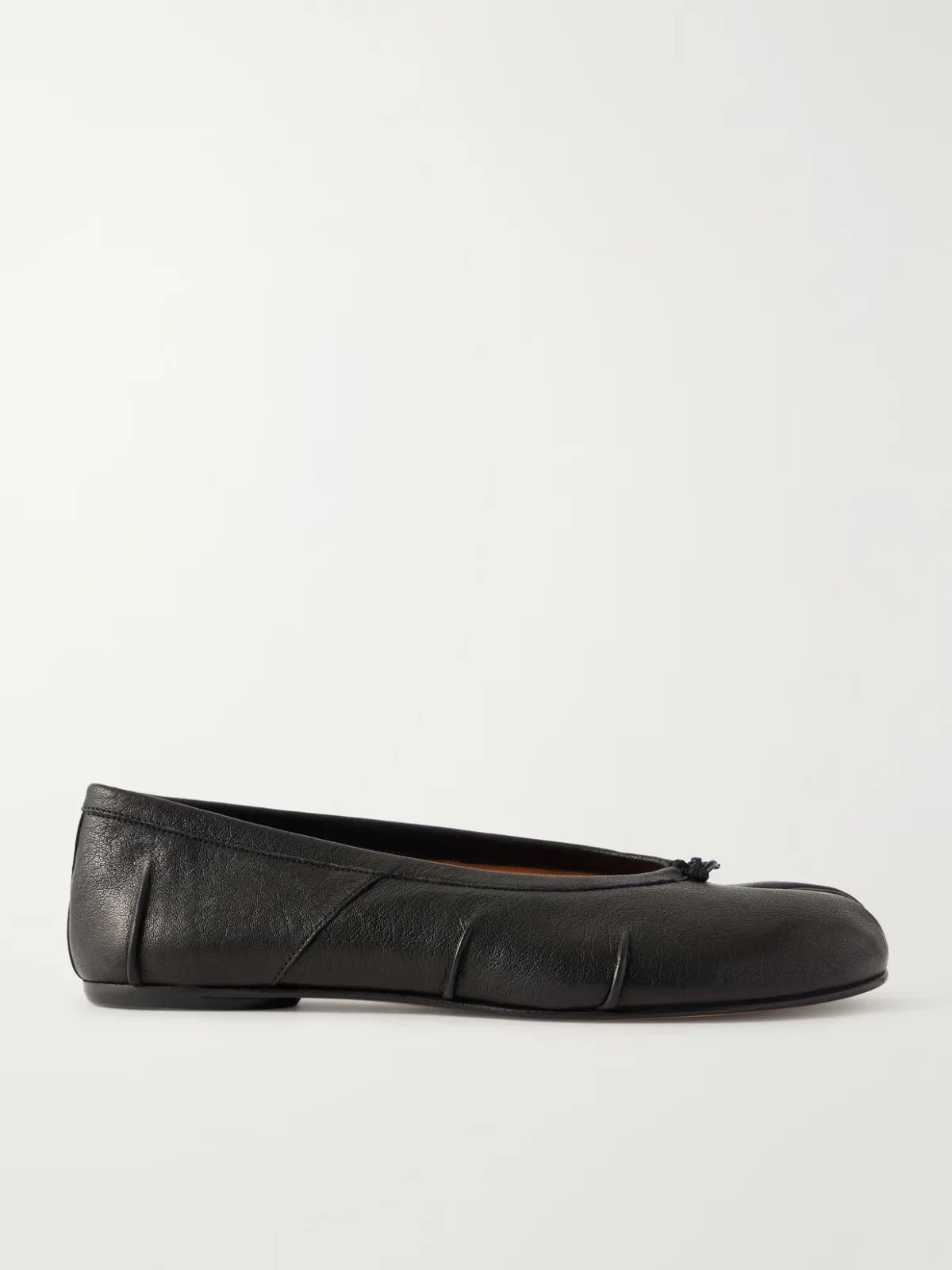- Tabi Split-toe Leather Ballet Flats -