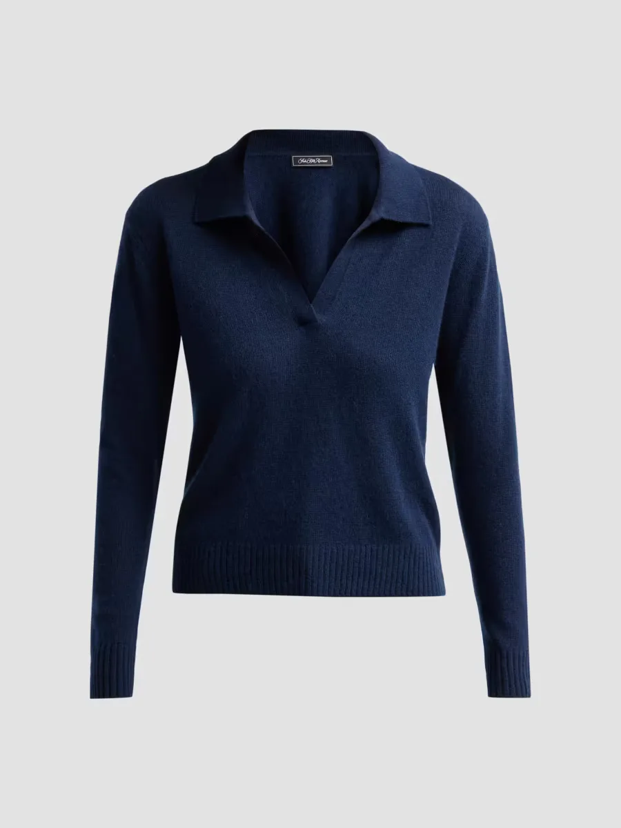 Basic Cashmere Polo Sweater by Saks Fifth Avenue