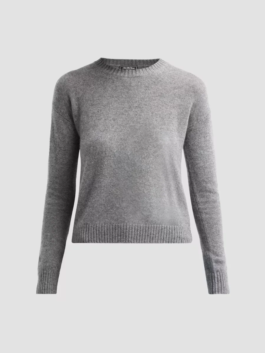 Basic Cashmere Easy Crewneck Sweater